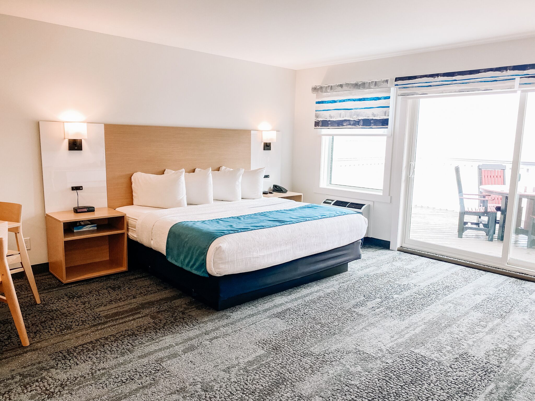 premium studio, 1 king bed, kitchenette, lake view | 1 bedroom, premium bedding, pillow-top beds, minibar