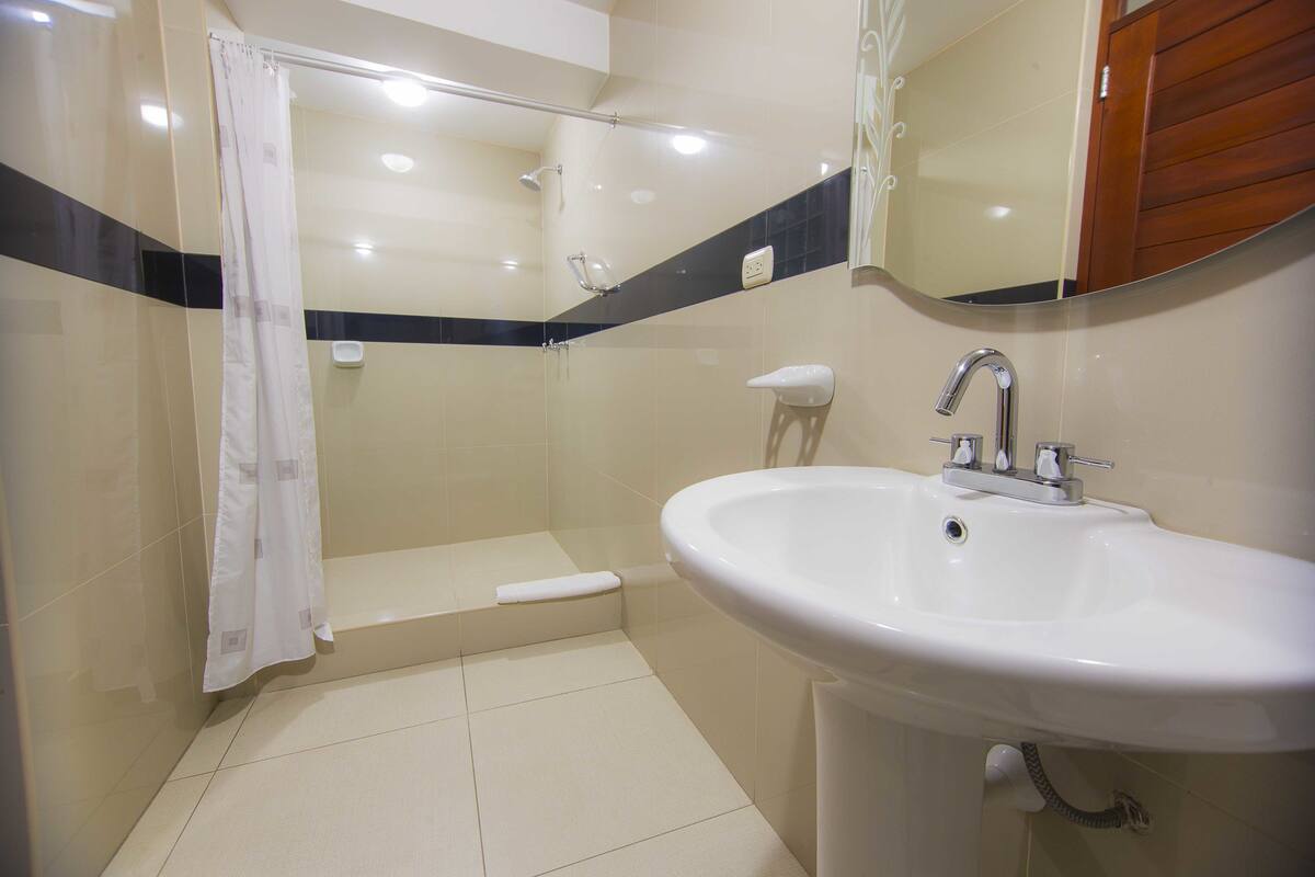 junior suite, 1 king bed, jetted tub | bathroom | separate bathtub and shower, free toiletries, hair dryer, bidet