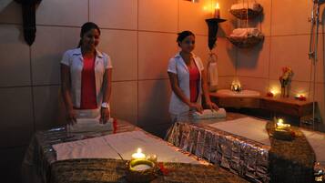 Behandlungsräume für Paare, Körperbehandlungen, Aromatherapie