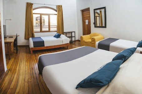 1 habitación y ropa de cama hipoalergénica