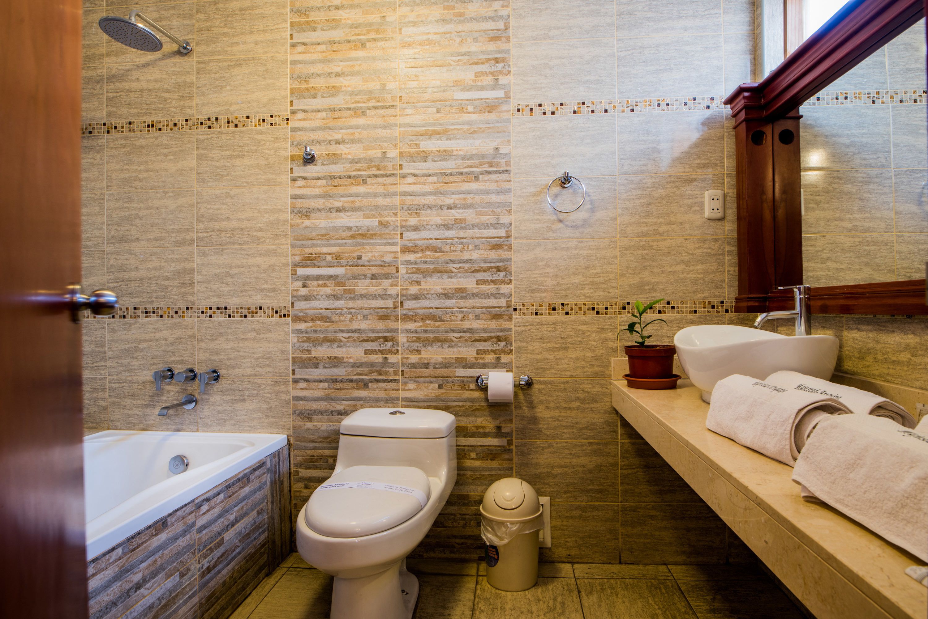 triple room | bathroom | combined shower/bathtub, free toiletries, towels