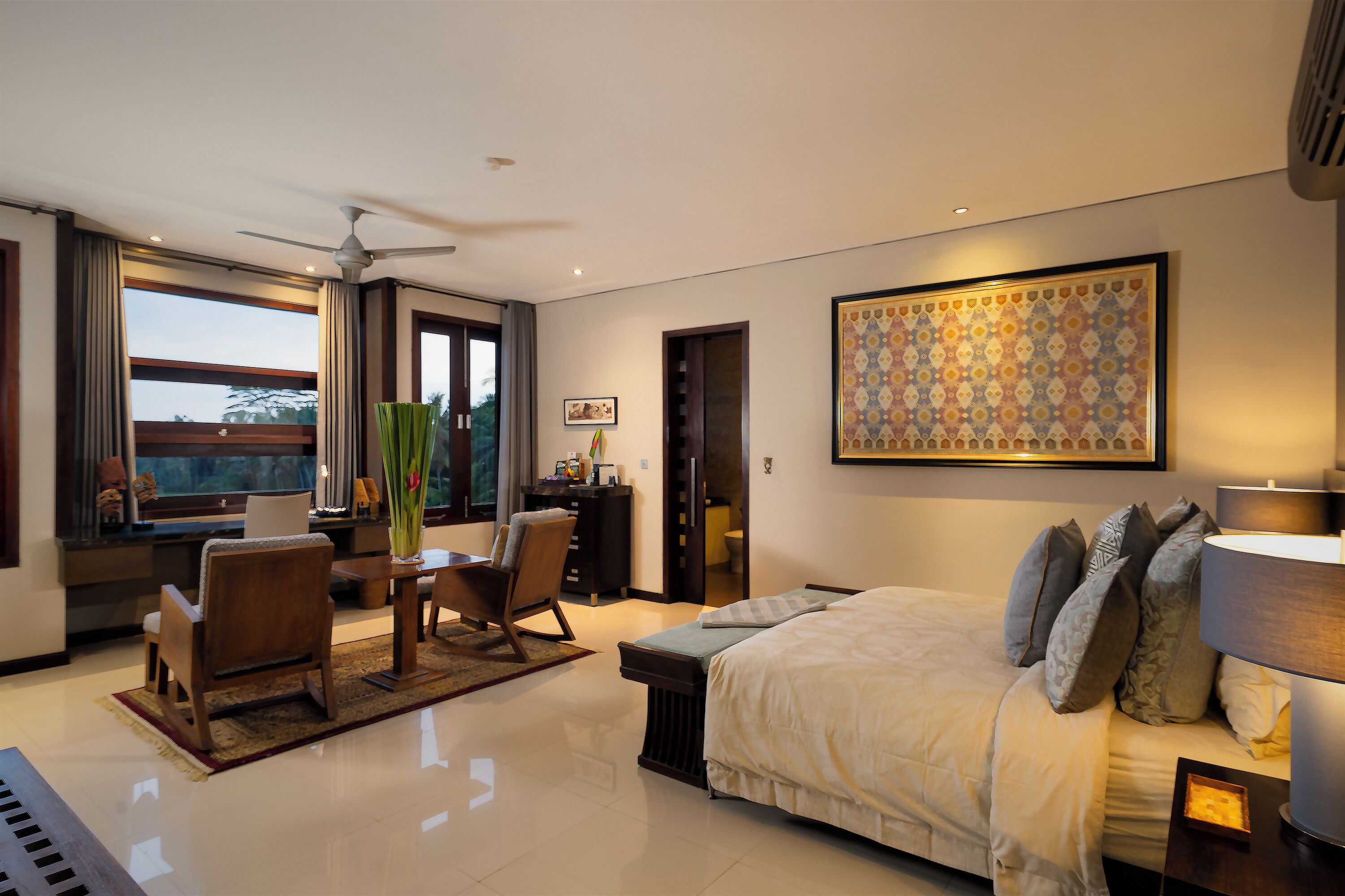 Sky Loft Suite | Egyptian cotton sheets, premium bedding, down duvets, pillow-top beds