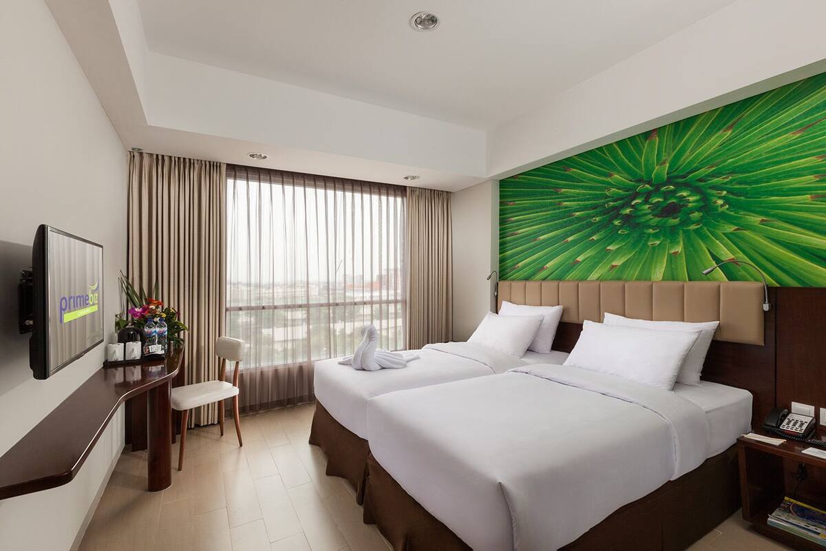 1 間睡房、迷你吧、房內夾萬、書桌