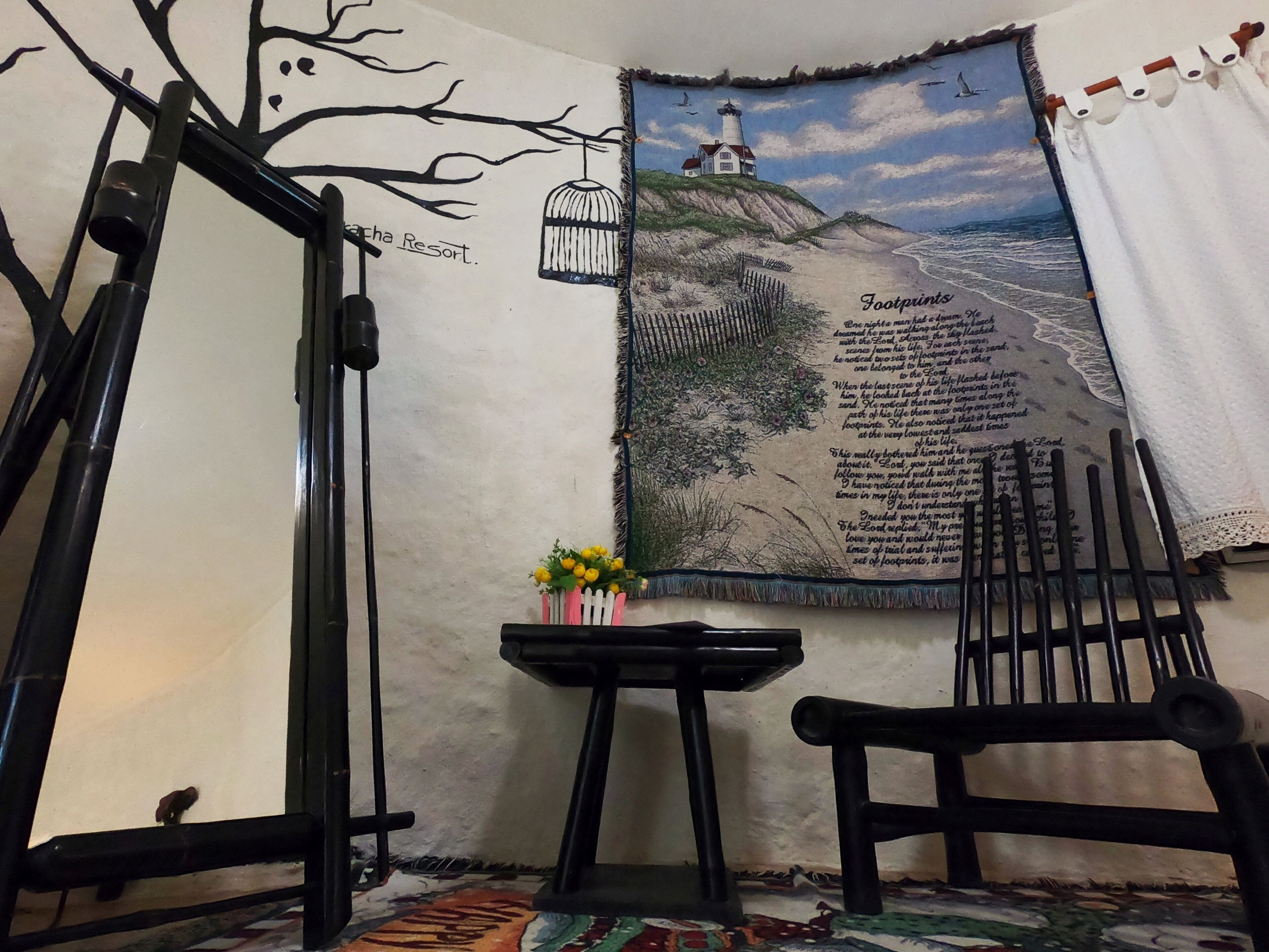 bann fa kieng din b1 | living area | 32-inch lcd tv with cable channels, tv