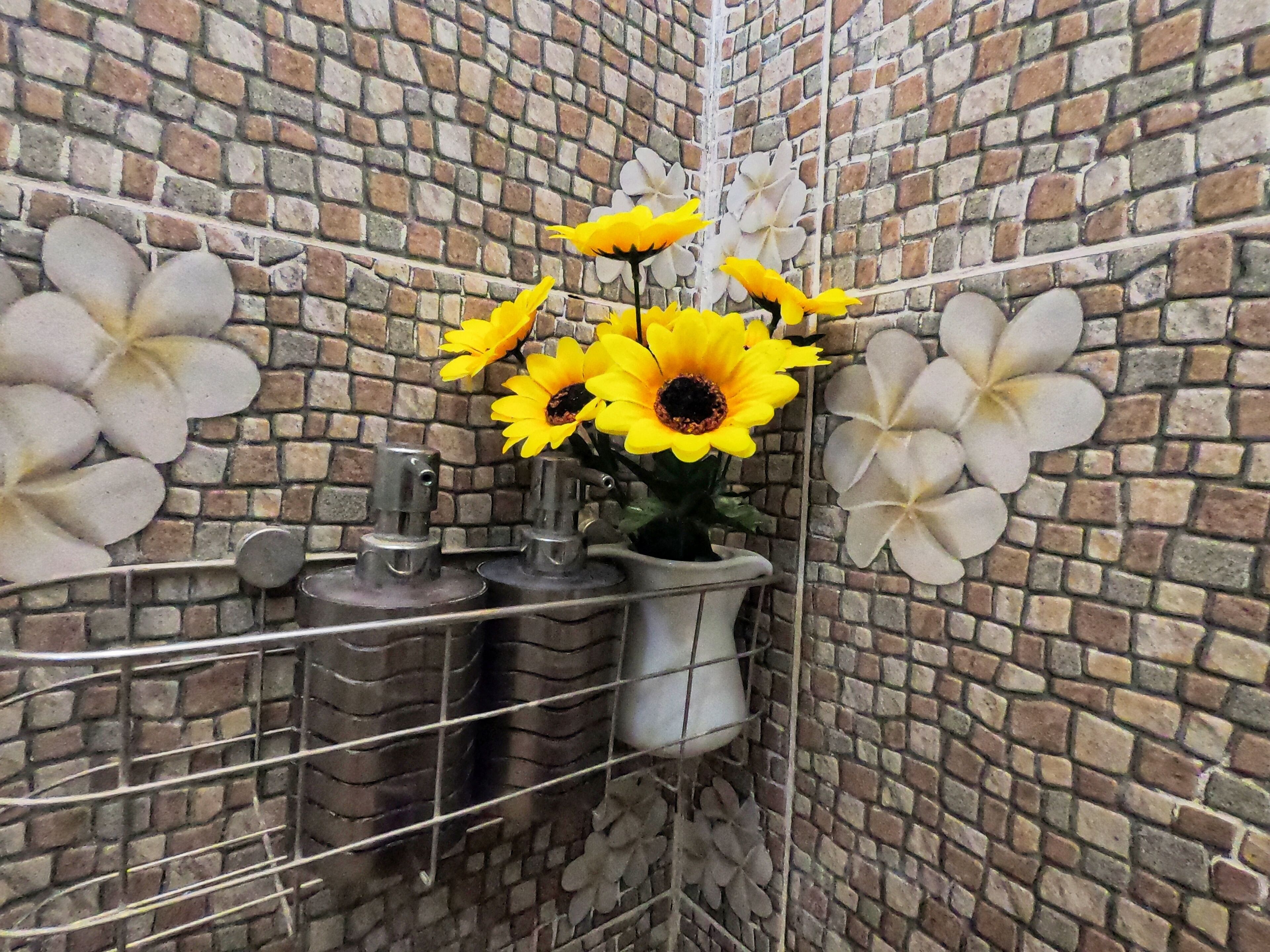 family room | bathroom | shower, free toiletries, hair dryer, towels