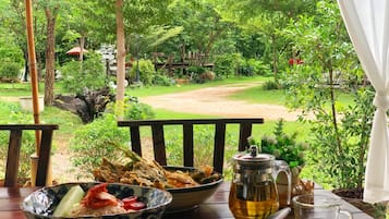 Área para banquetes al aire libre
