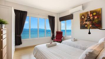 Vila, 2 quartos, de frente para a praia | 2 quartos, cofres nos quartos, berços grátis