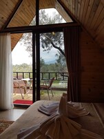 Standard Bungalow, 1 Double Bed, Mountain View, Garden Area | Living area | LCD TV