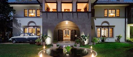 Façade de l’hébergement