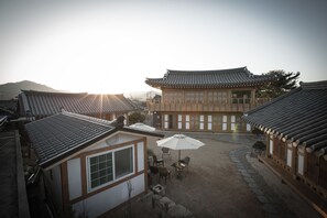 Blick von der Unterkunft