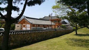 Blick von der Unterkunft