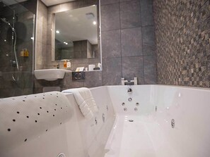 Hair dryer, towels, soap, shampoo - The Waterside Hotel (West Kilbride)