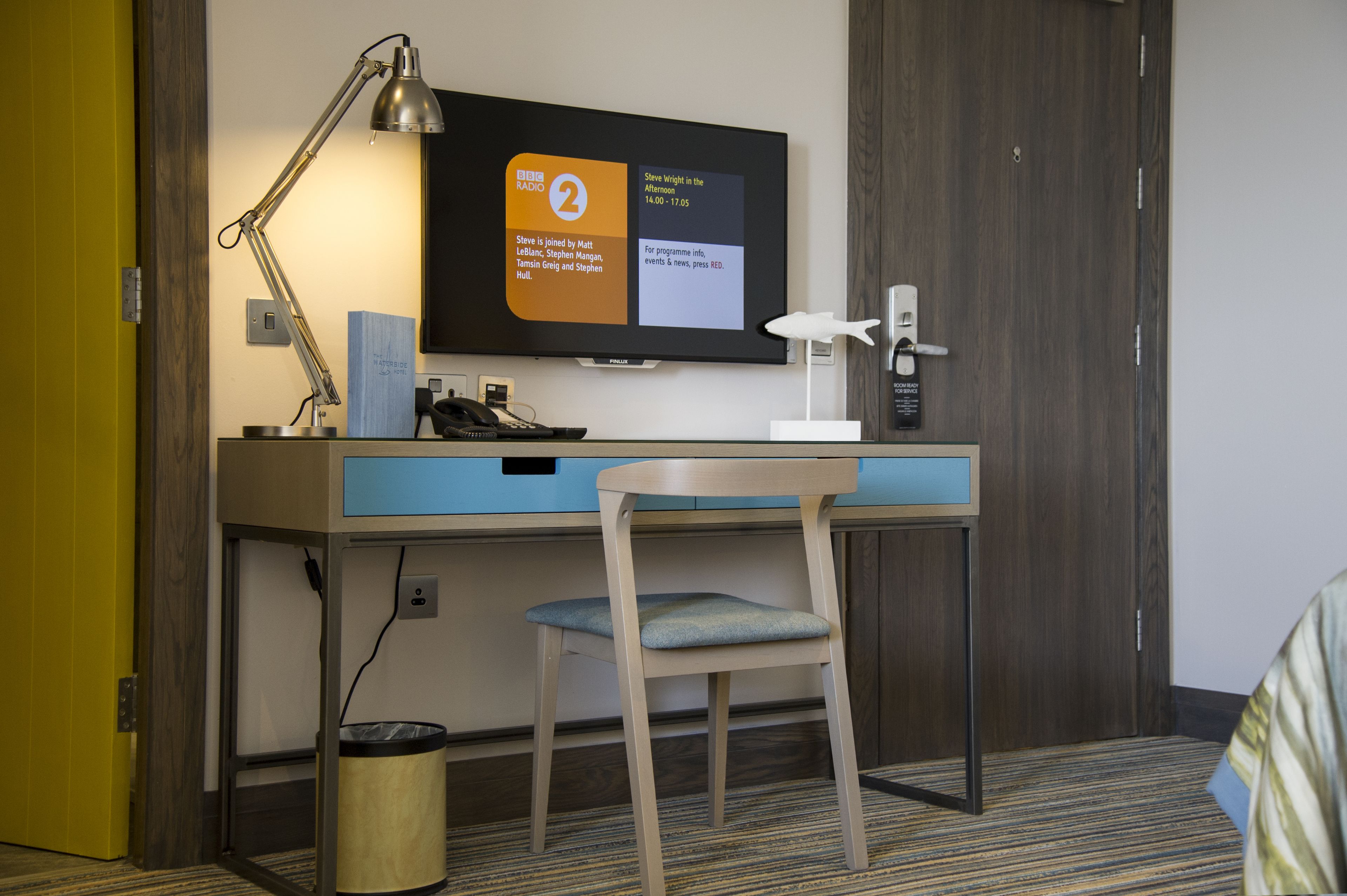 desk, laptop workspace, iron/ironing board, free wifi