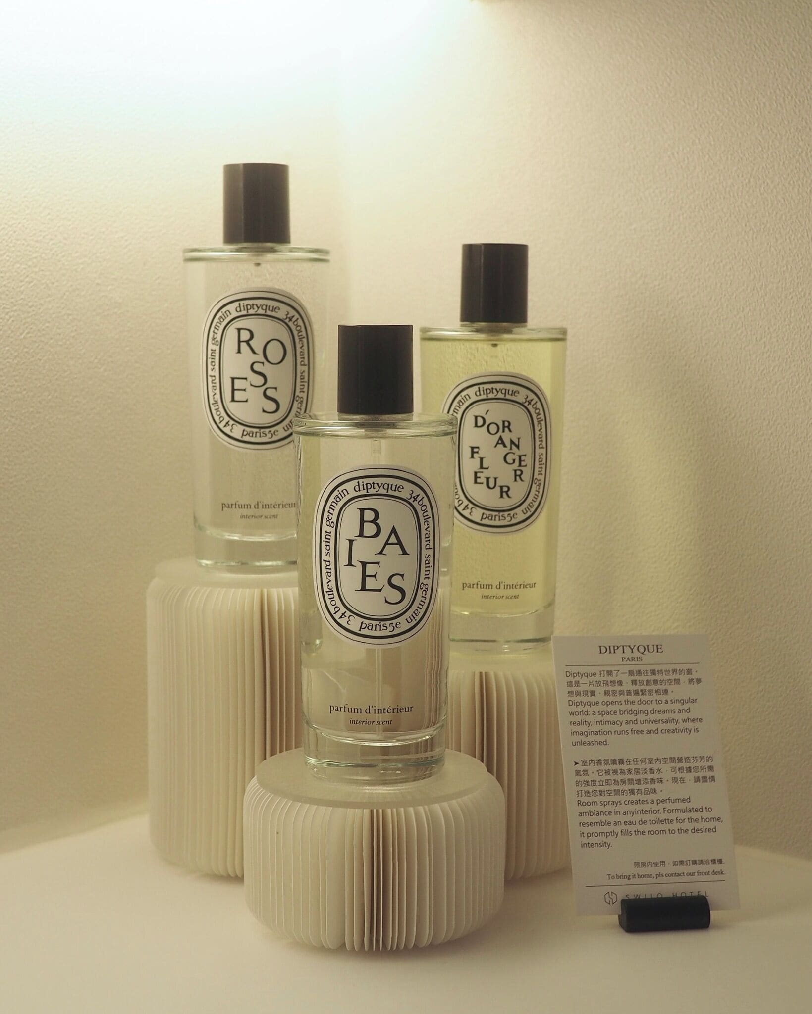 premium bedding, down duvets, memory-foam beds, free minibar