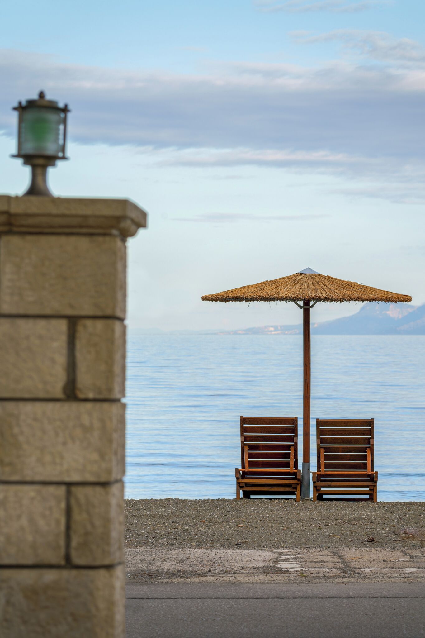 Vue sur la plage/l’océan