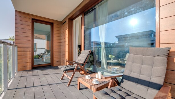 Leilighet – exclusive, 3 soverom, balkong (7 adults) | Balkong