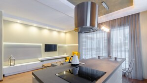 Comfort Apartment, 1 Bedroom, Living Room, Kitchen, Terrace (for 4 people) | Eget kjøkken