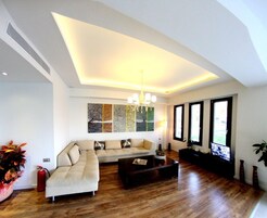 21-inch flat-screen TV with satellite channels, TV