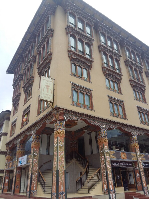 Overnatningsstedets facade