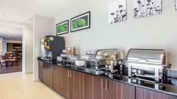 Free daily buffet breakfast