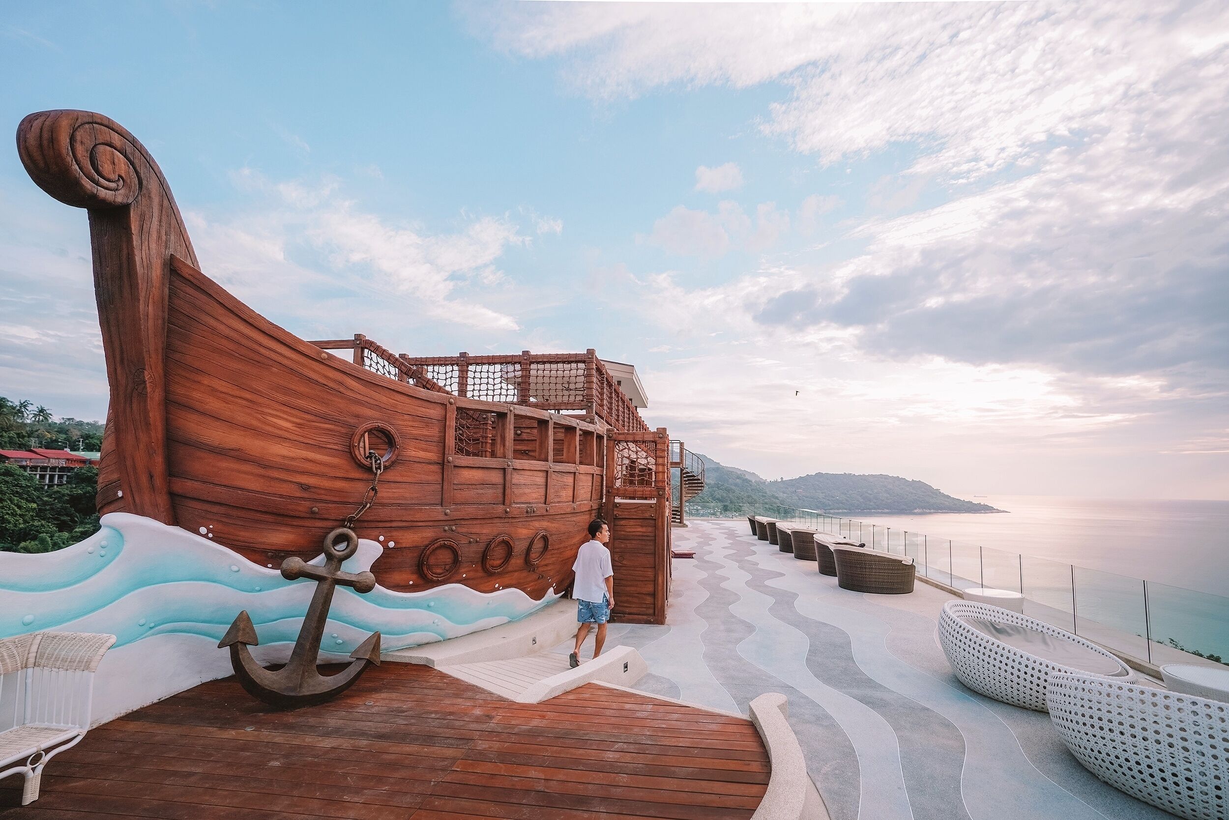 Vue depuis l’hébergement