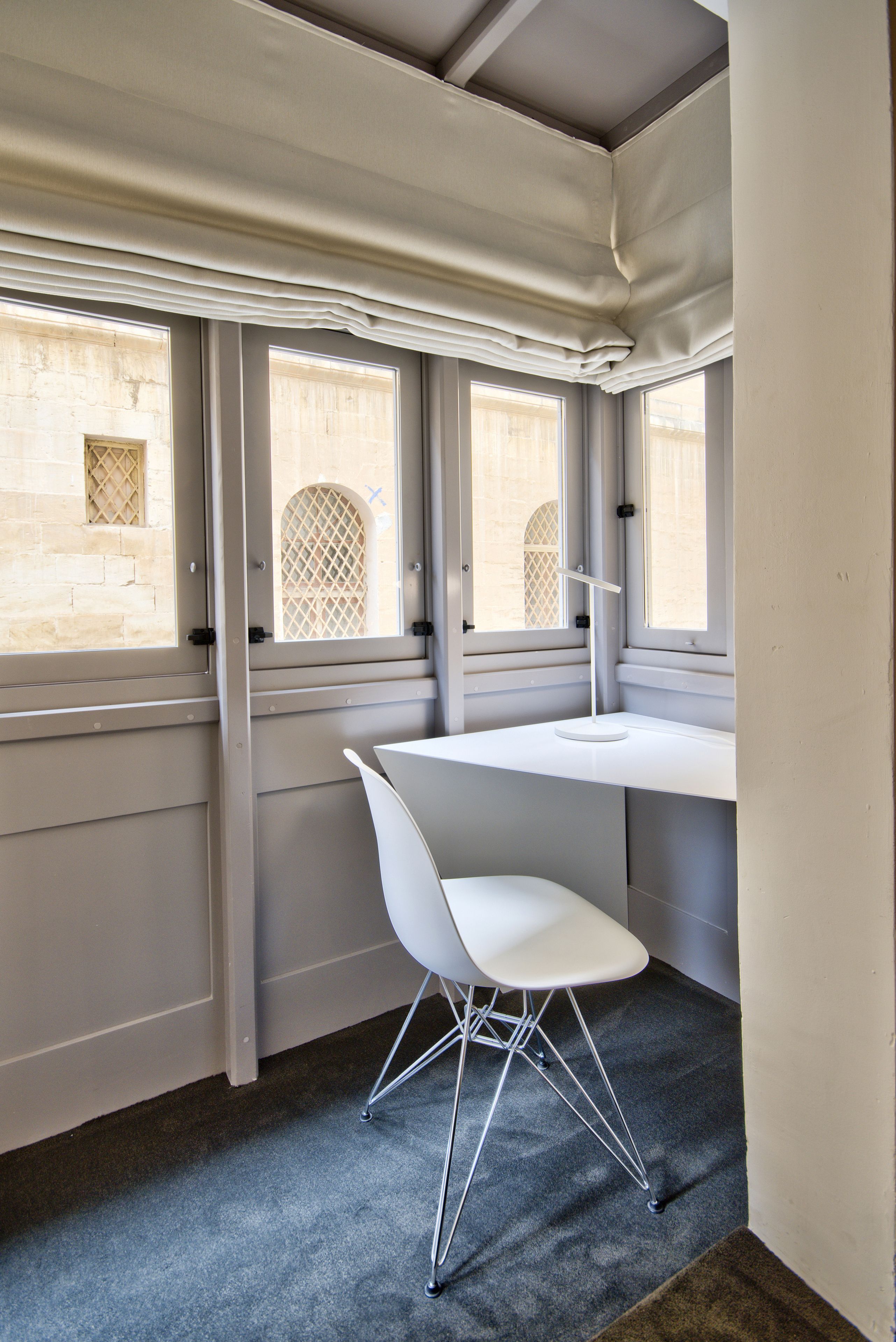 superior double room, 1 queen bed, city view | view from room