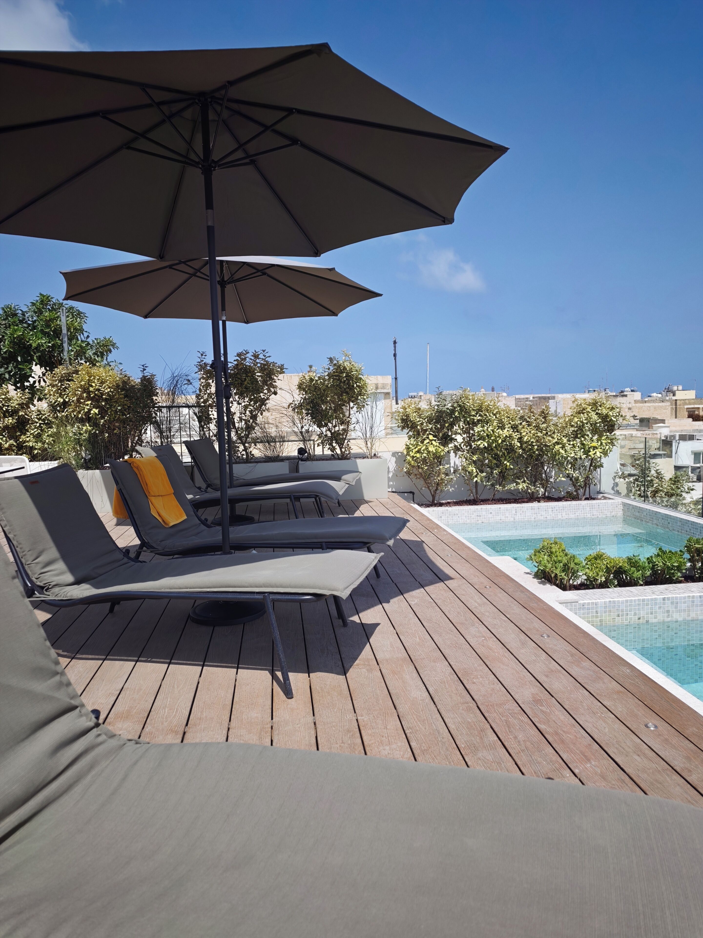 Seasonal outdoor pool