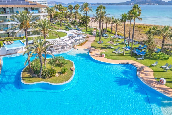 Indoor pool, 3 outdoor pools, open 8:00 AM to 8:00 PM, pool umbrellas