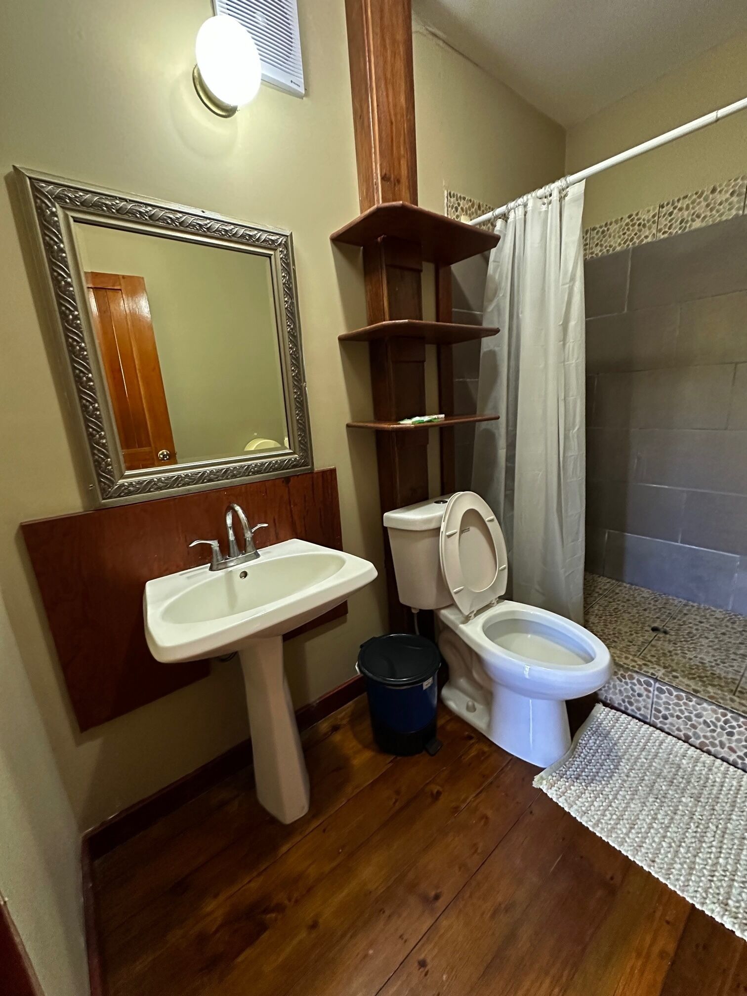 family suite, multiple beds, oceanfront | bathroom | shower, free toiletries, towels, soap