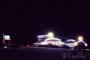 Front of property - evening/night