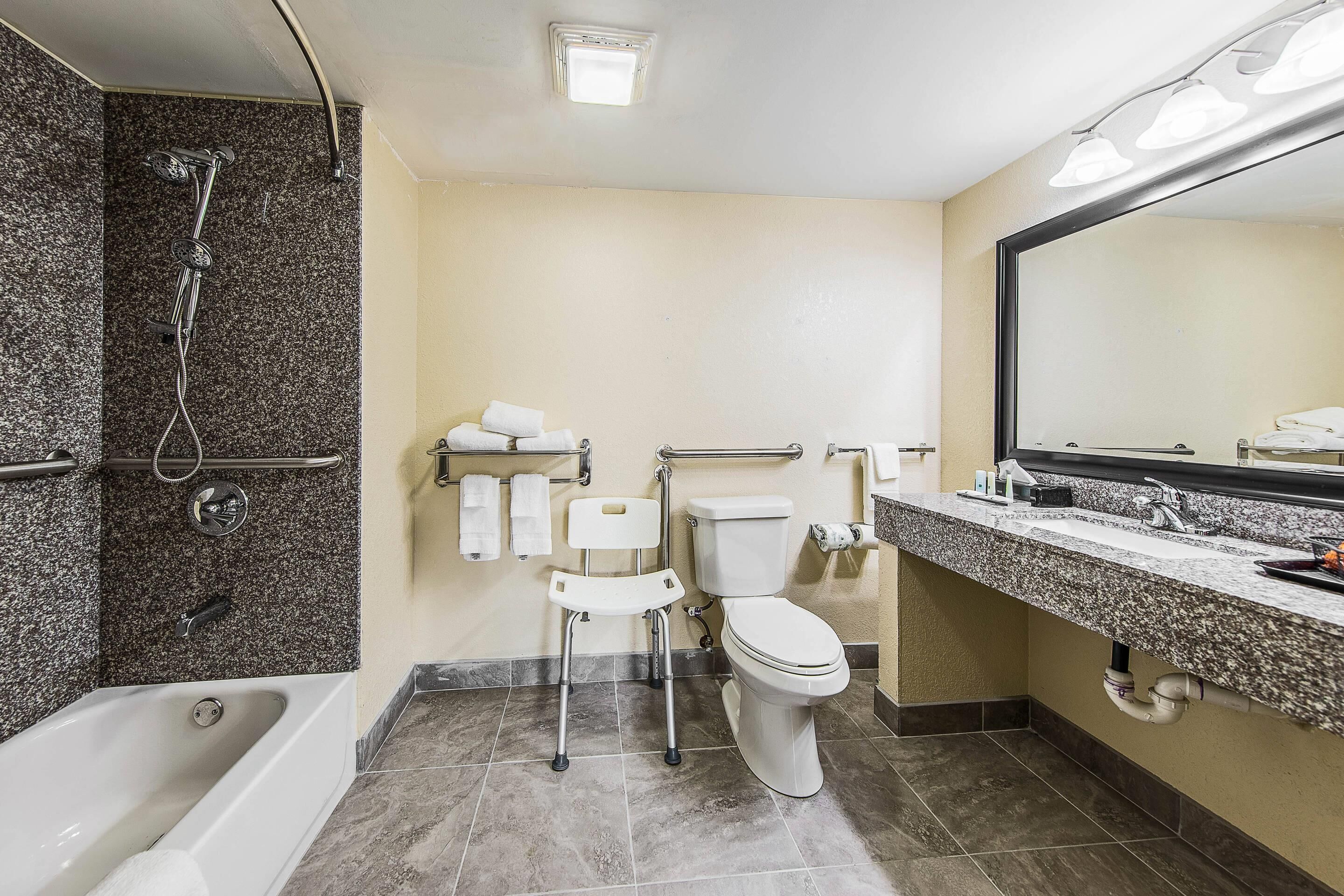 Room, 1 King Bed, Accessible, Non Smoking | Desk, soundproofing, iron/ironing board, free WiFi
