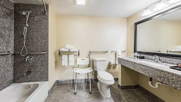 Room, 1 King Bed, Accessible, Non Smoking | Desk, soundproofing, iron/ironing board, free WiFi
