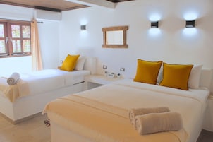 1 habitaciĂłn, ropa de cama de alta calidad y cubrecamas