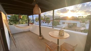 Deluxe-Apartment, eigenes Bad (APARTMENT 6) | Blick auf die Stadt