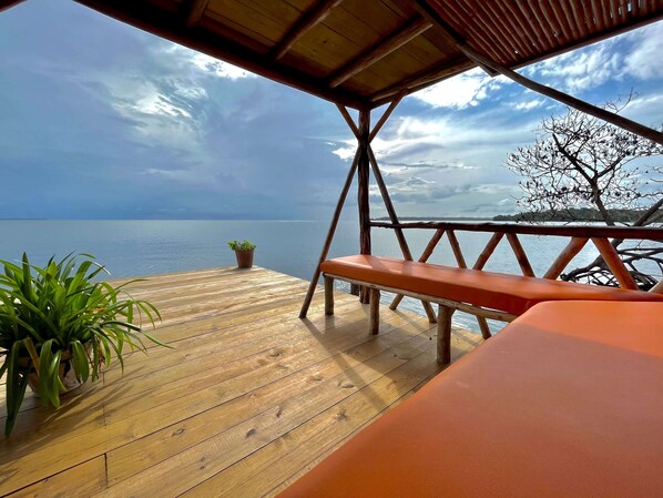 Family Bungalow, Private Bathroom, Ocean View | Terrace/patio