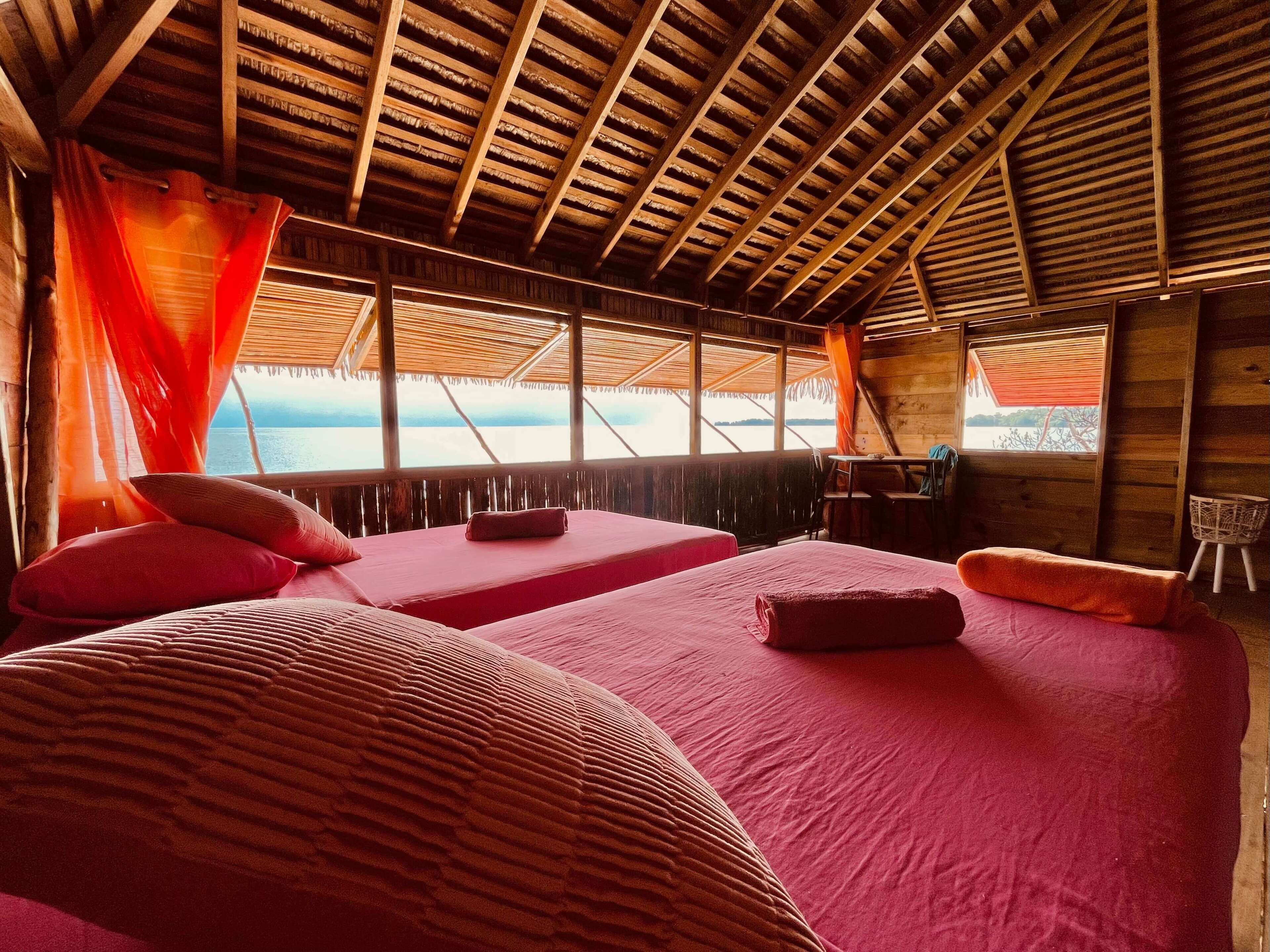 Family Bungalow, Private Bathroom, Ocean View | Premium bedding, down comforters, Select Comfort beds