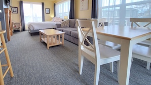 Suite, 1 soverom, kjøkken | Oppholdsområde