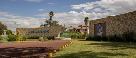 Fassade der Unterkunft