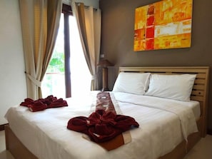 3 habitaciones y ropa de cama de alta calidad 