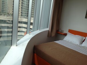 Chambre Deluxe, 1 chambre, vue sur la ville | Vue de la chambre