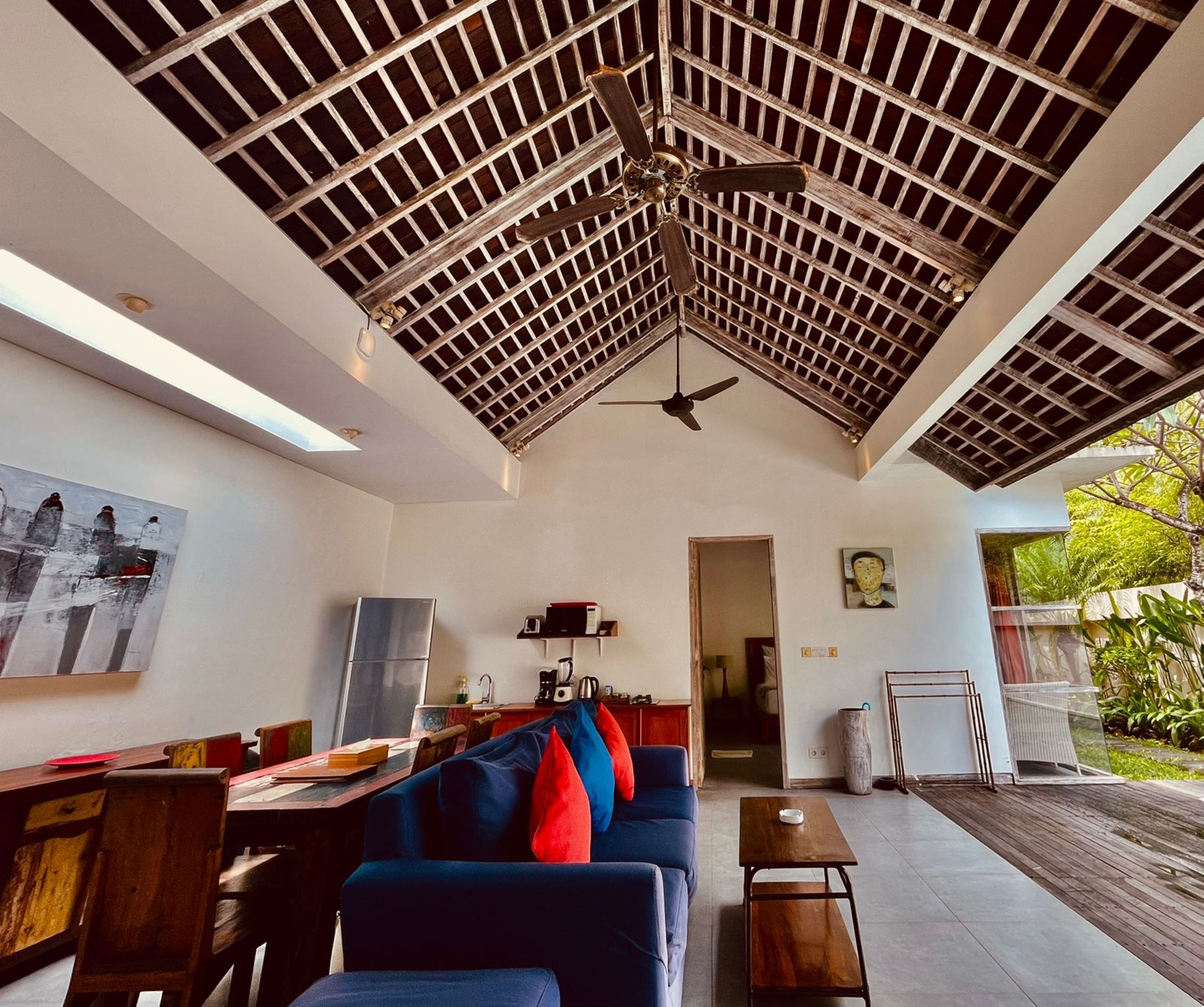 別墅, 2 間臥室, 私人泳池 | 客廳 | 42 吋平面電視連有線電視頻道、LCD 電視