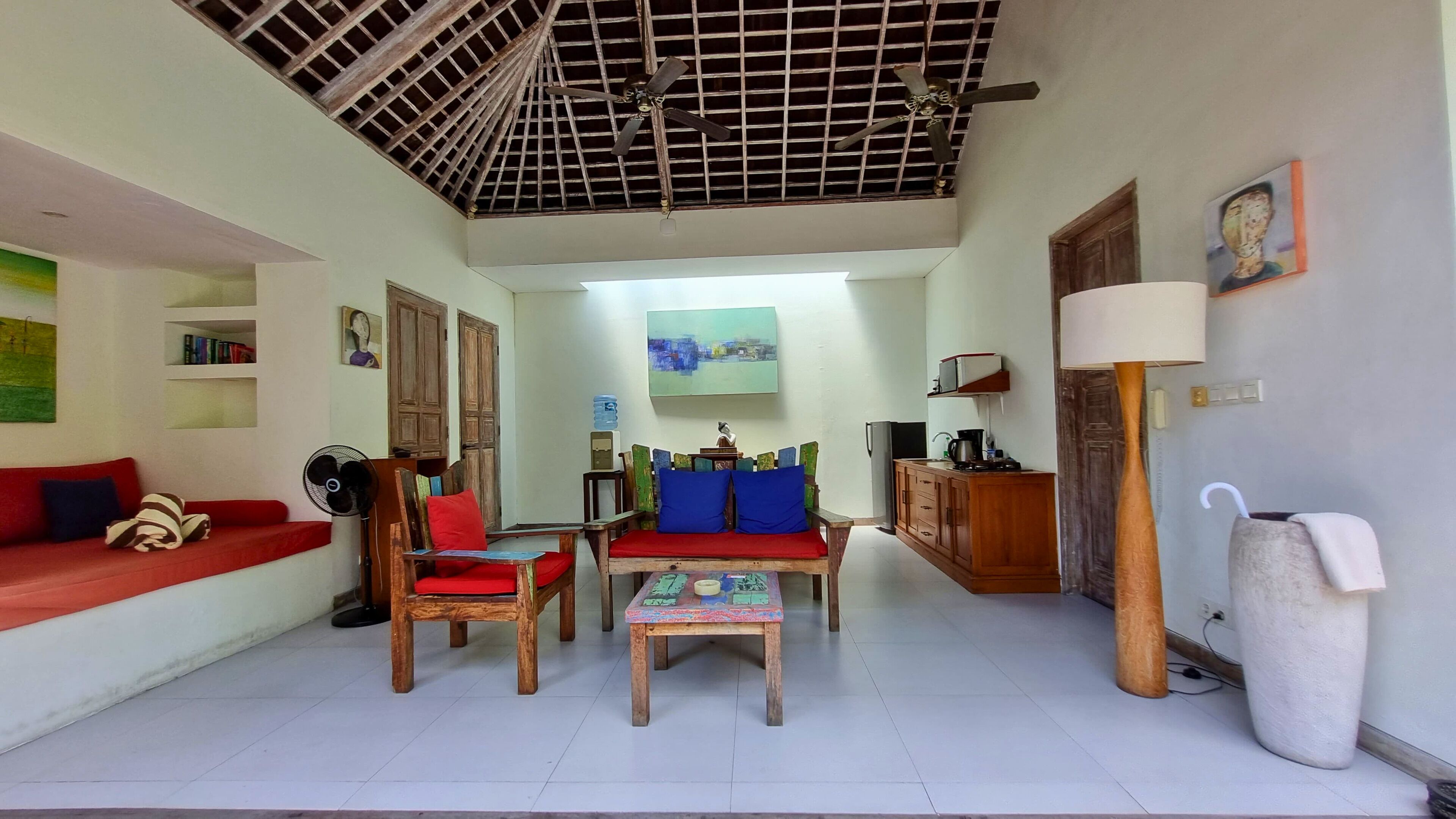 Villa, 1 Bedroom, Private Pool | Living area | 42-inch flat-screen TV with cable channels, LCD TV
