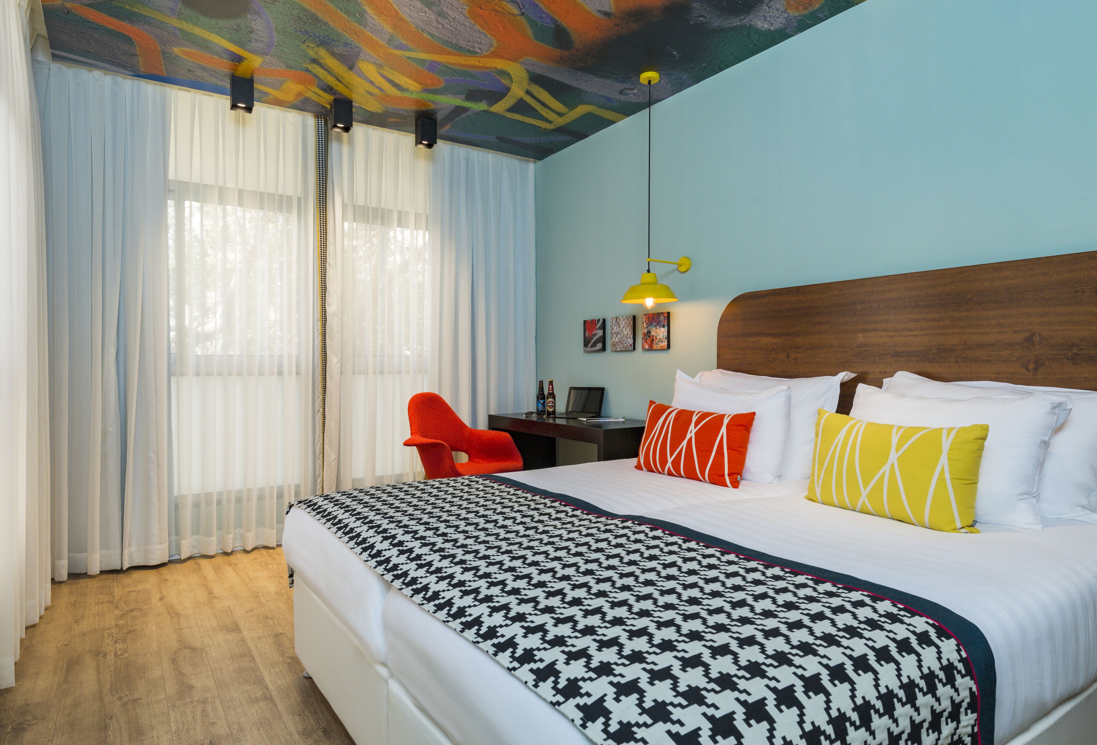 double or twin room | in-room safe, desk, blackout curtains, free wifi