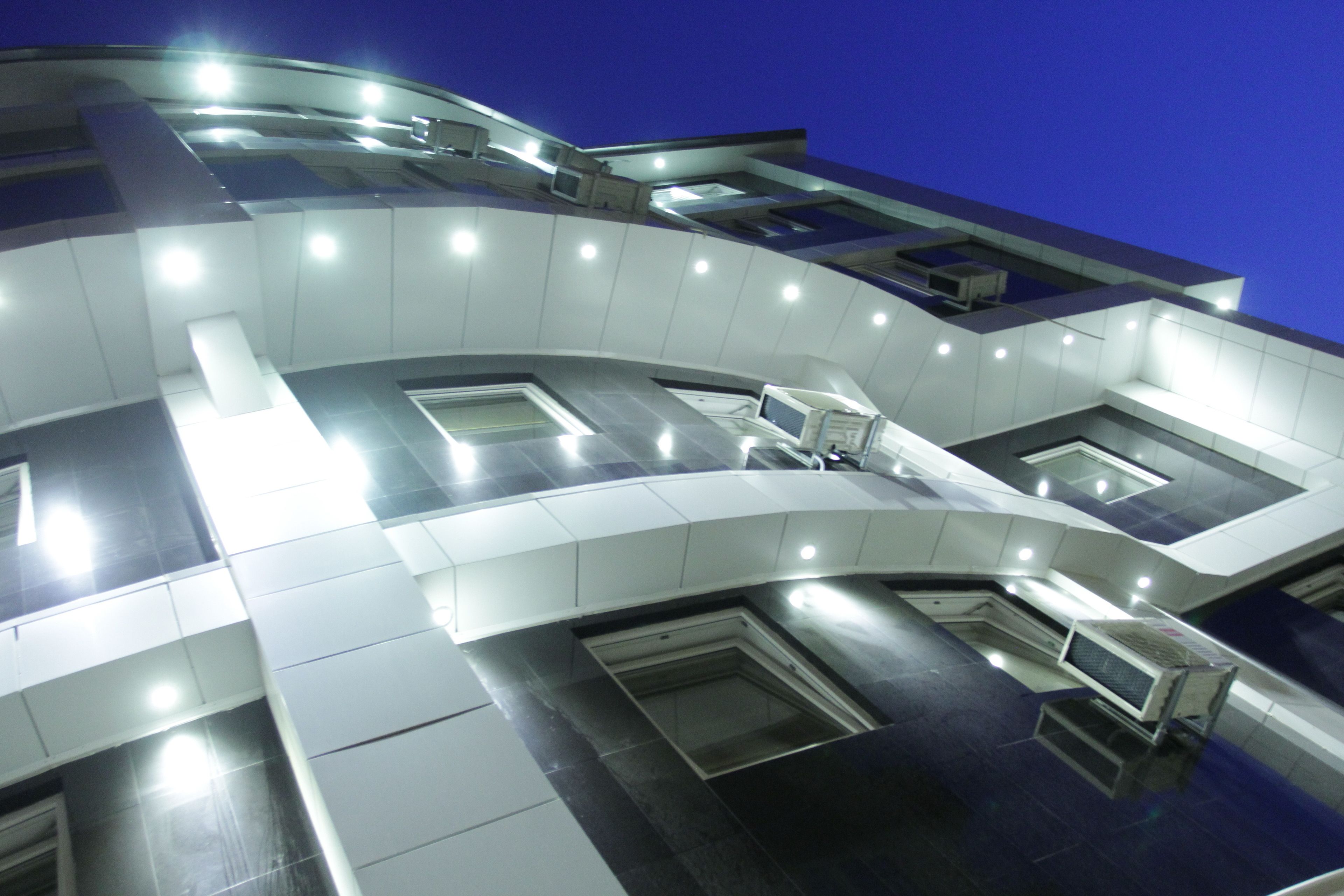 front of property – evening/night