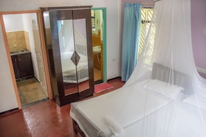 In-room safe, desk