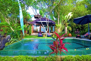 Indoor pool, outdoor pool - The Mahogany Villa (Gianyar)