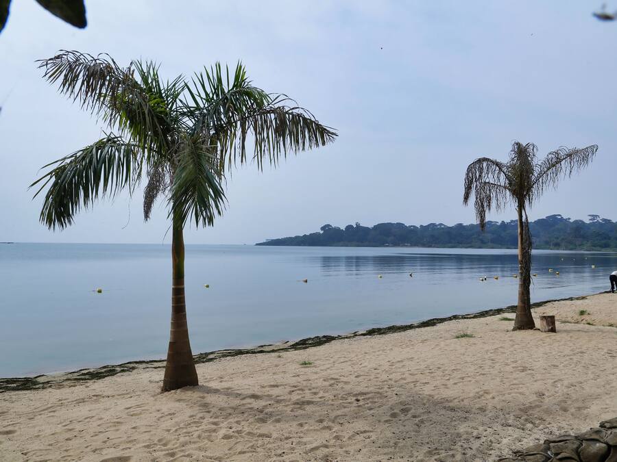 Playa privada, bar en la playa