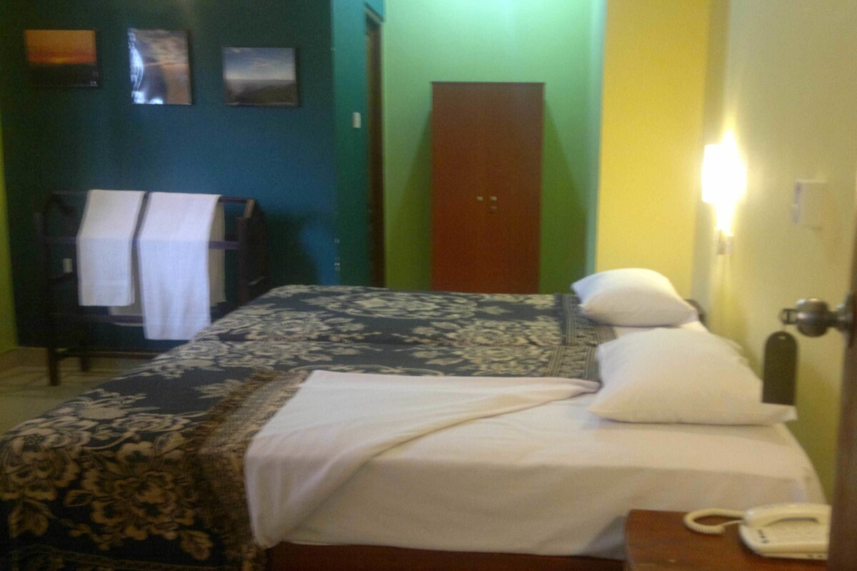 Chambre Double Classique, 1 lit double, vue colline