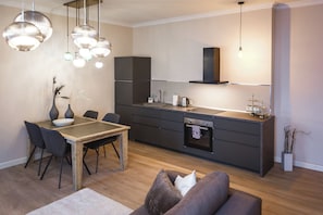 Superior Apartment, 2 Bedrooms | Living area | Flat-screen TV - Bearsleys Downtown Apartments (Riga)