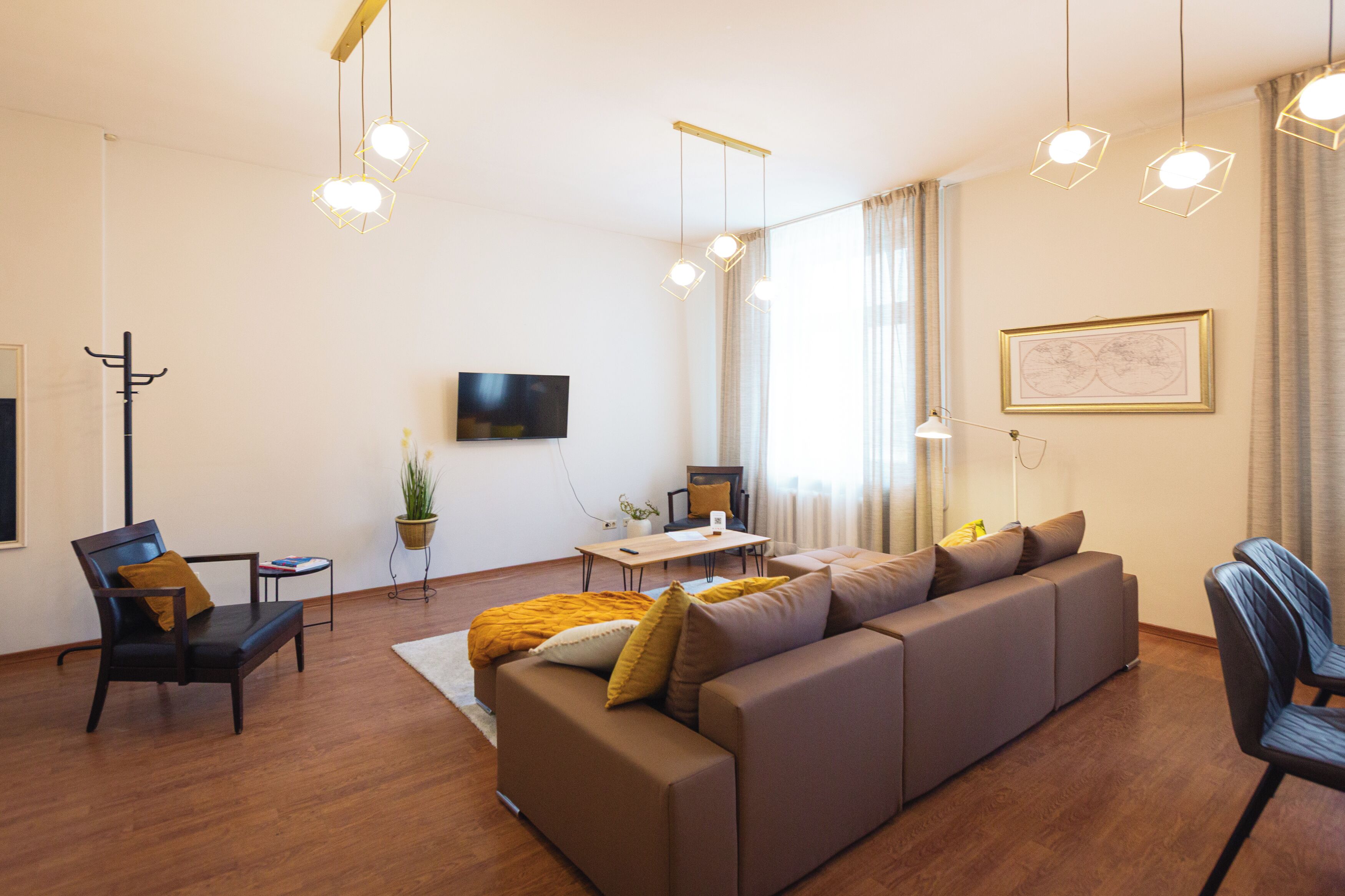 Superior Apartment, 1 Bedroom | Living area | Flat-screen TV